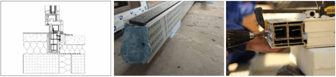 Устройство теплового основания, на окнах Устройство теплового основания, на окнах